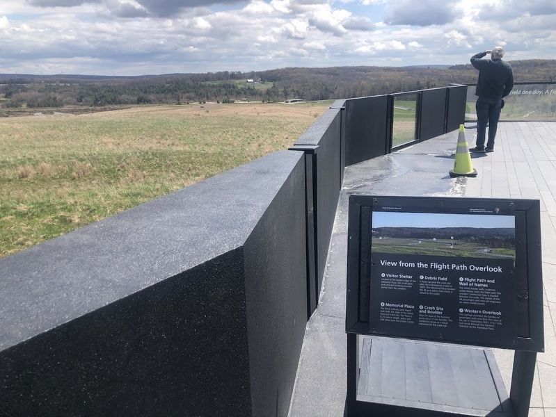 View from the Flight Path Overlook Marker image. Click for full size.