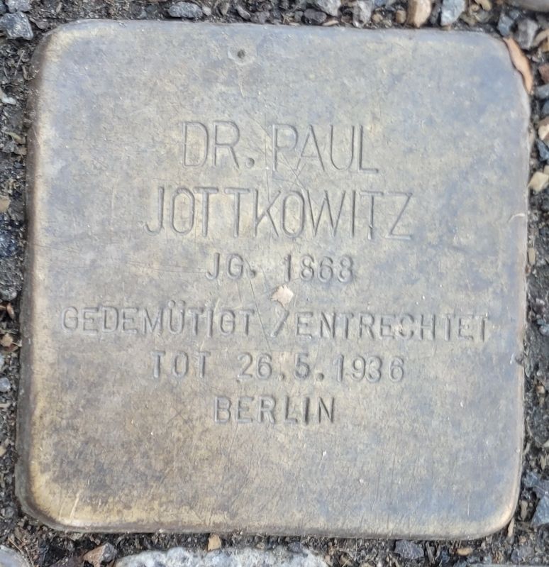 Dr. Paul Jottkowitz Marker. Click for full size. Dr. Paul Jottkowitz Marker image. Click for full size.