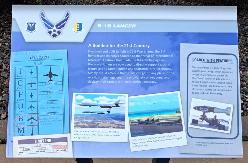 B1-B Lancer Marker. Click for full size. B1-B Lancer Marker image. Click for full size.