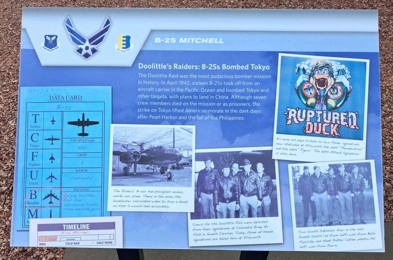 B-25 Mitchell Marker. Click for full size. B-25 Mitchell Marker image. Click for full size.