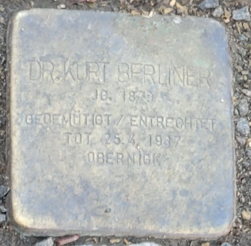 Dr. Kurt Berliner Marker. Click for full size. Dr. Kurt Berliner Marker image. Click for full size.