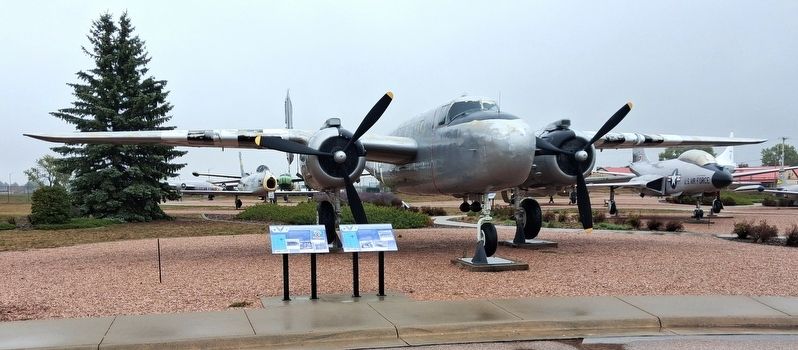 VB-25J <i>Mitchell</i> and Marker. Click for full size. VB-25J <i>Mitchell</i> and Marker image. Click for full size.