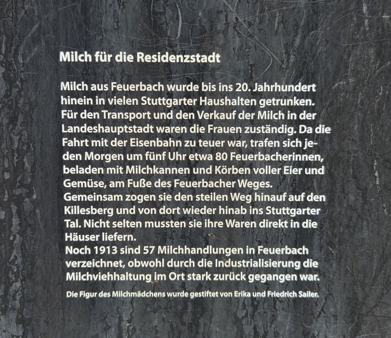 Milch für die Residenzstadt / Milk for the Royal Capital Marker. Click for full size. Milch für die Residenzstadt / Milk for the Royal Capital Marker image. Click for full size.