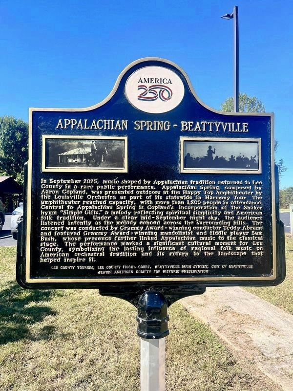 Appalachian Spring - Beattyville Side. Click for full size. Appalachian Spring - Beattyville Side image. Click for full size.