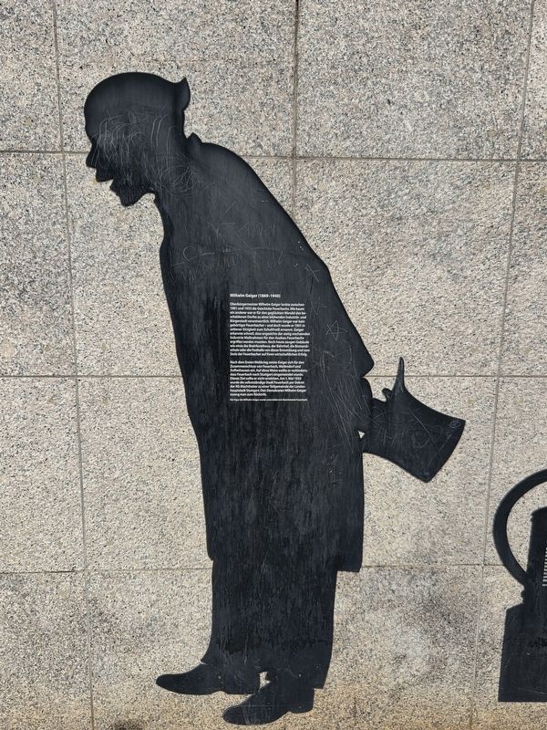 Wilhelm Geiger Marker. Click for full size. Wilhelm Geiger Marker image. Click for full size.