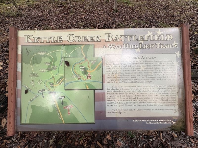 Clarke's Attack Marker. Click for full size. Clarke's Attack Marker image. Click for full size.