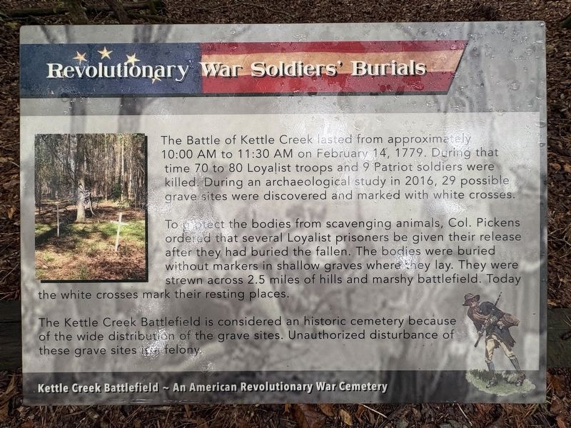 Revolutionary War Soldiers' Burials Marker. Click for full size. Revolutionary War Soldiers' Burials Marker image. Click for full size.