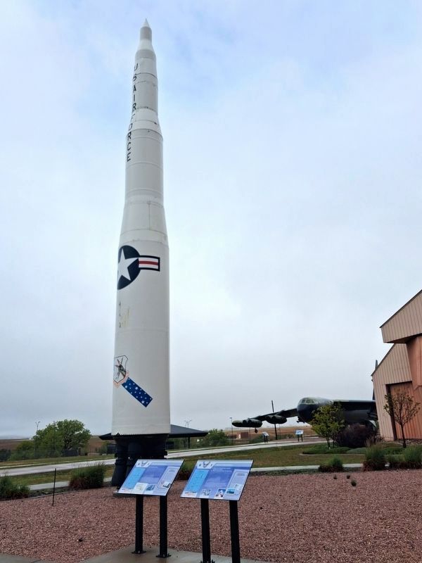 LGM-30F <i>Minuteman II</i> ICBM and Marker. Click for full size. LGM-30F <i>Minuteman II</i> ICBM and Marker image. Click for full size.
