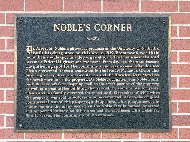 Noble's Corner Marker image. Click for full size.