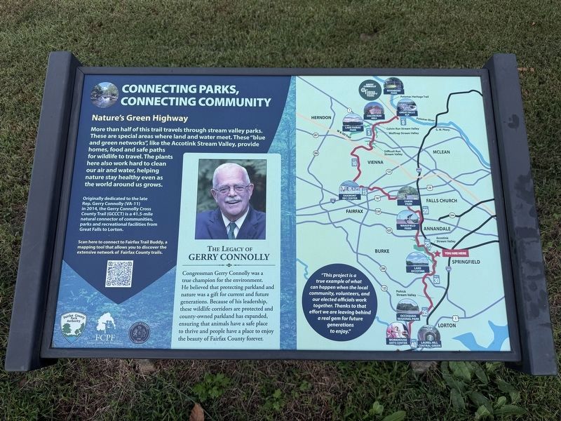Connecting Parks, Connecting Community Marker image. Click for full size.