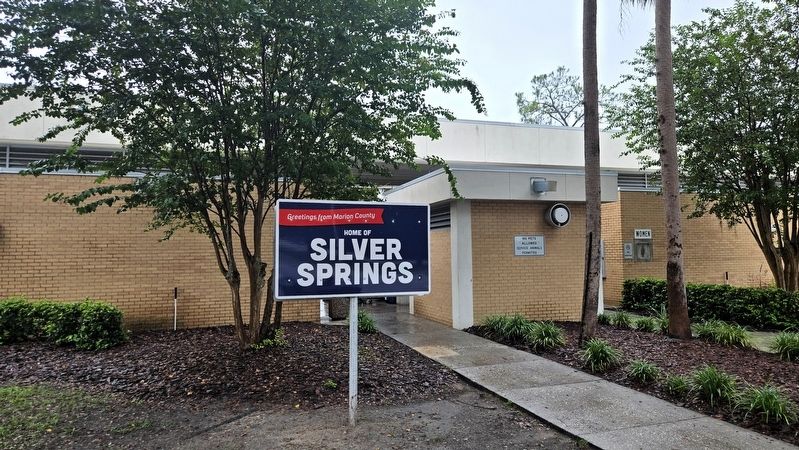 Home of Silver Springs Marker. Click for full size. Home of Silver Springs Marker image. Click for full size.