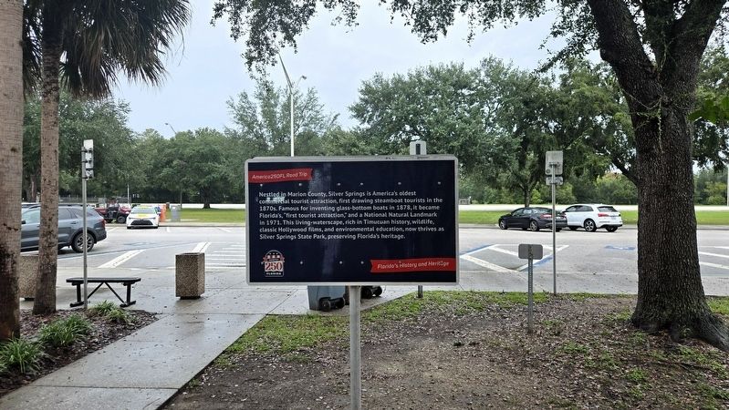 Home of Silver Springs Marker. Click for full size. Home of Silver Springs Marker image. Click for full size.