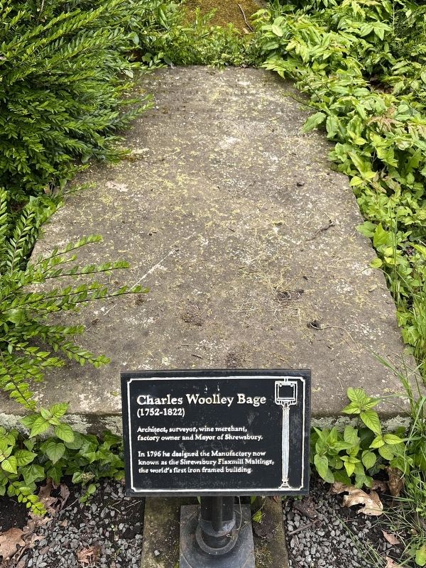 Charles Woolley Bage grave and Marker. Click for full size. Charles Woolley Bage grave and Marker image. Click for full size.