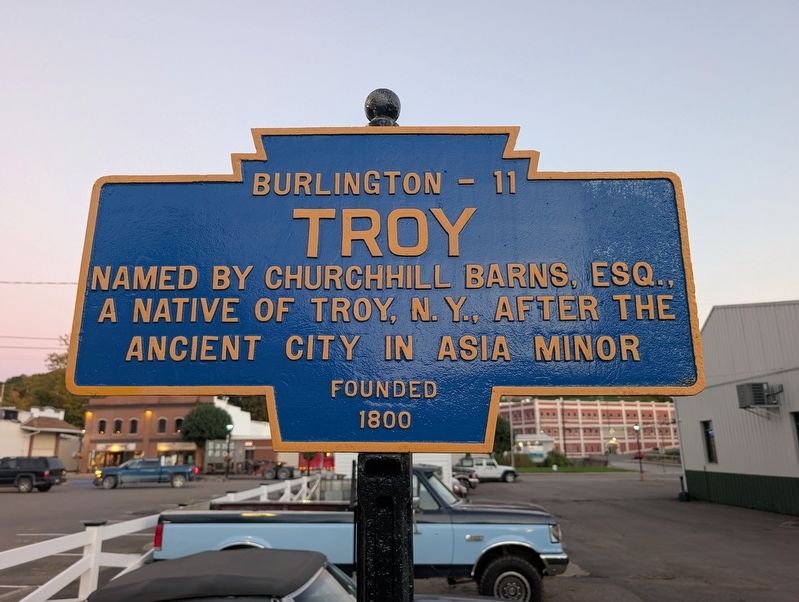 Troy Marker. Click for full size. Troy Marker image. Click for full size.