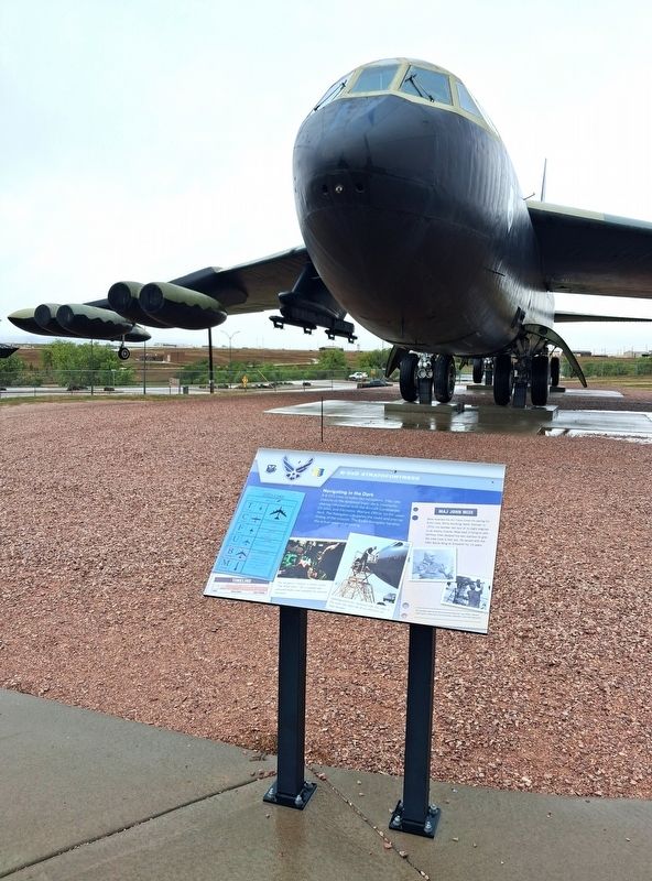 B-52D <i>Stratofortress</i> and Marker. Click for full size. B-52D <i>Stratofortress</i> and Marker image. Click for full size.