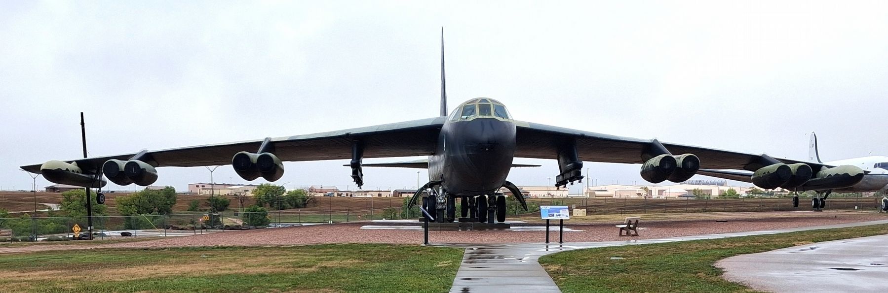 B-52D <i>Stratofortress</i> and Marker. Click for full size. B-52D <i>Stratofortress</i> and Marker image. Click for full size.
