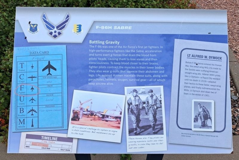 F-86H <i>Sabre</i> Marker. Click for full size. F-86H <i>Sabre</i> Marker image. Click for full size.
