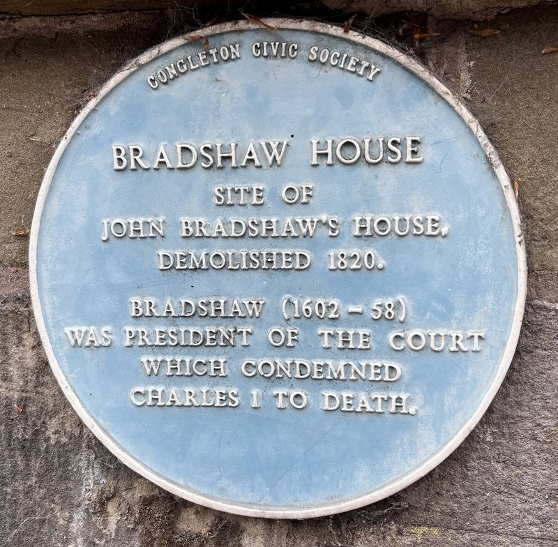 Bradshaw House Marker image. Click for full size.