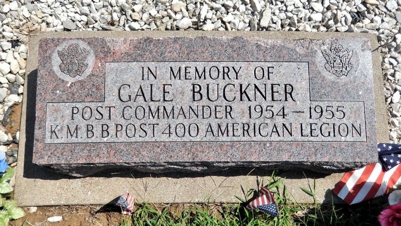 In Memory of Gale Buckner. Click for full size. In Memory of Gale Buckner image. Click for full size.