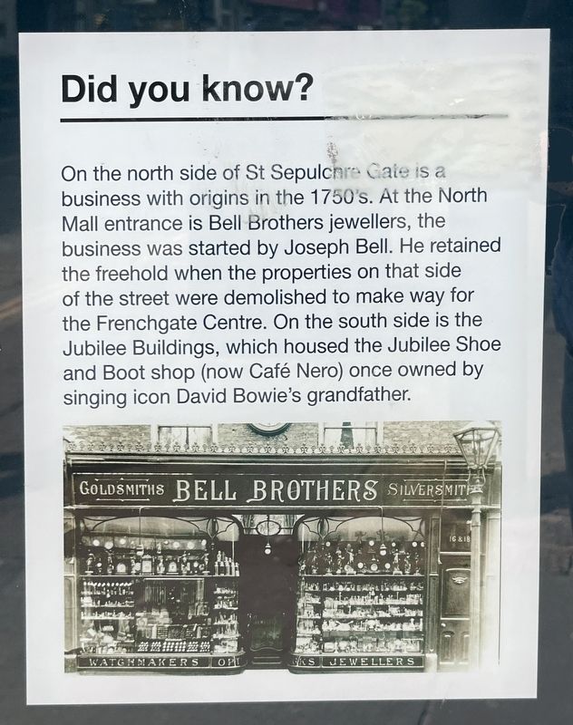 Bell Brothers Jewelers Marker. Click for full size. Bell Brothers Jewelers Marker image. Click for full size.