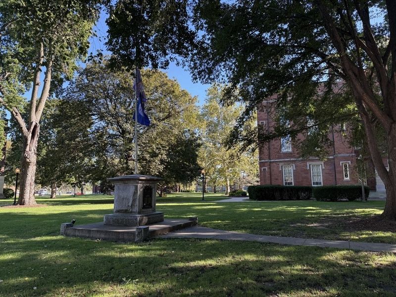 Great War Memorial & Old Main. Click for full size. Great War Memorial & Old Main image. Click for full size.