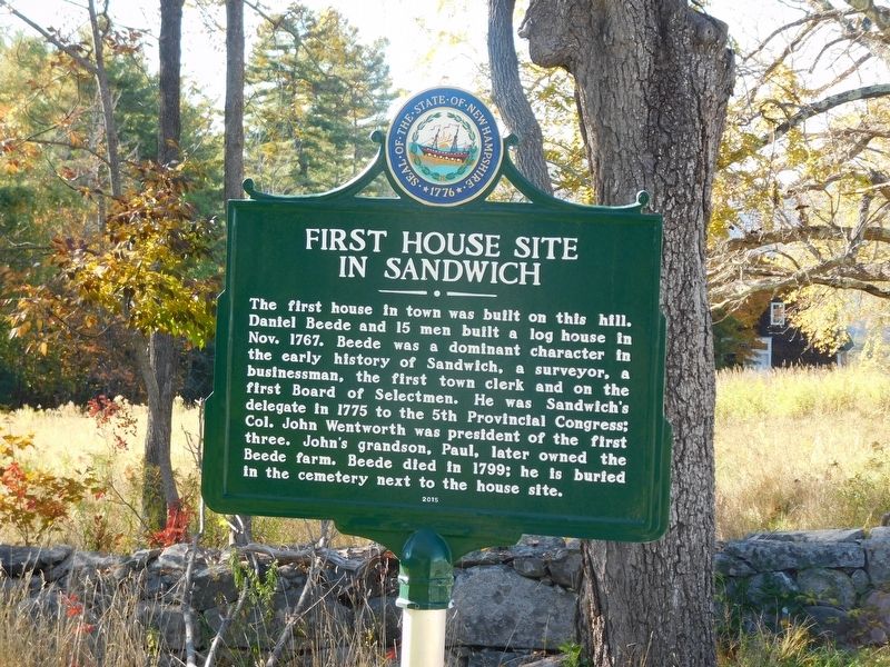 First House Site in Sandwich Marker. Click for full size. First House Site in Sandwich Marker image. Click for full size.