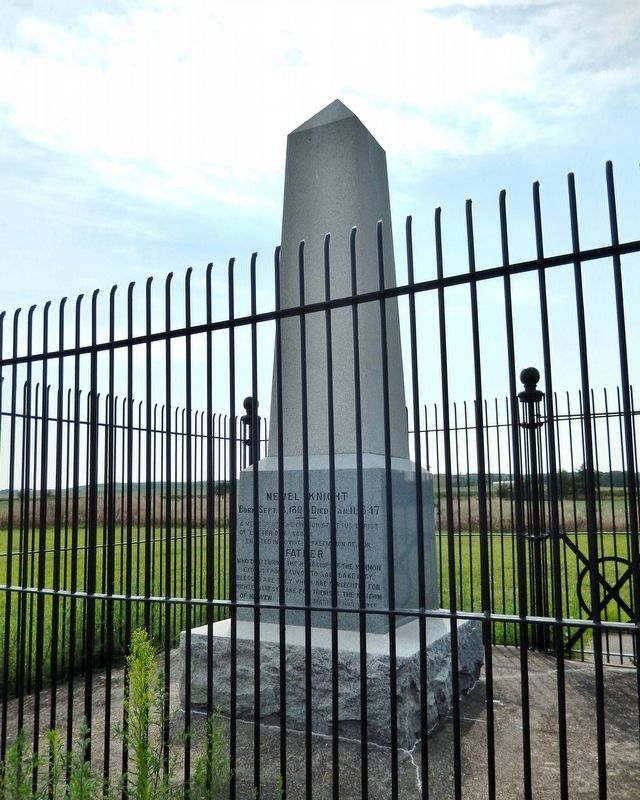 Mormon Monument (<i>east side</i>) image. Click for full size.
