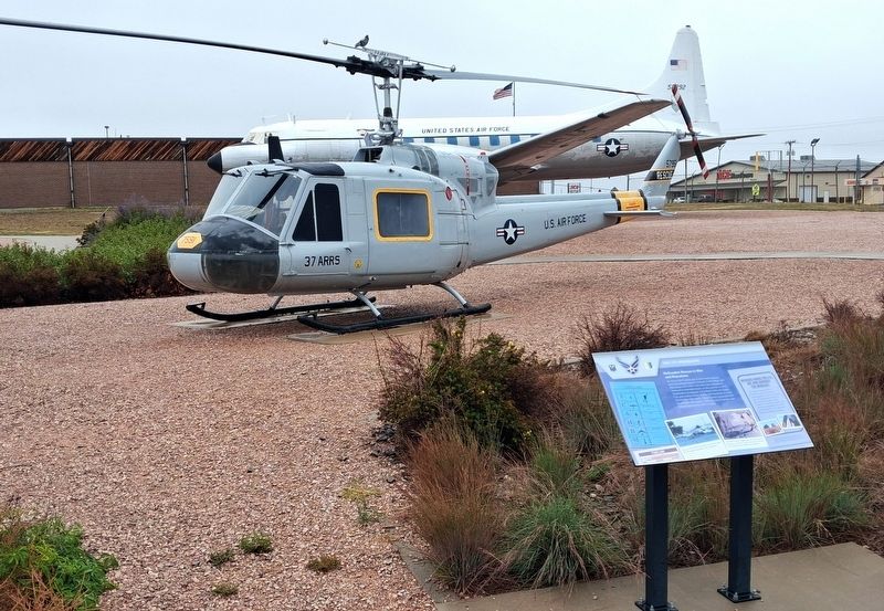 UH-1F <i>Iroquois</i> and Marker. Click for full size. UH-1F <i>Iroquois</i> and Marker image. Click for full size.