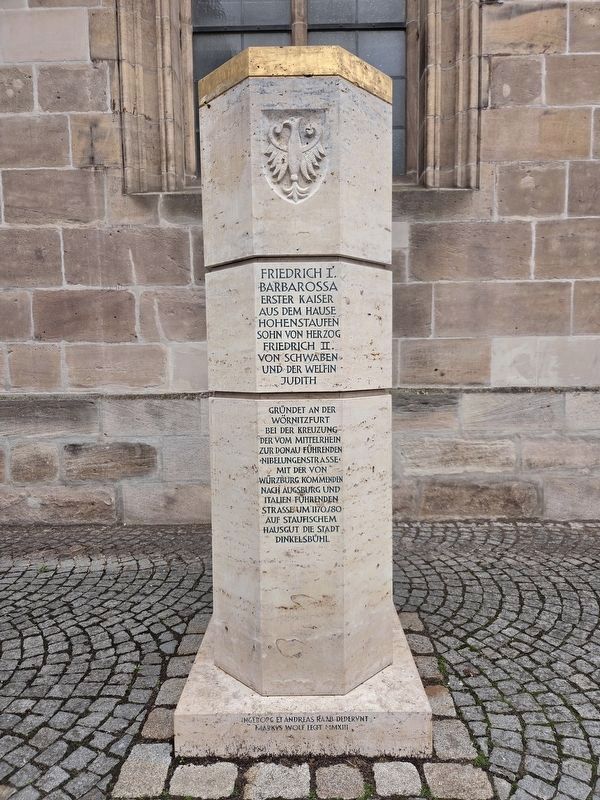 Stauferstele Marker. Click for full size. Stauferstele Marker image. Click for full size.