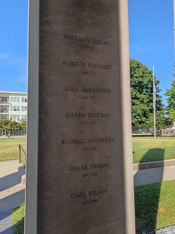 Bartholomew County Veterans Memorial. Click for full size. Bartholomew County Veterans Memorial image. Click for full size.