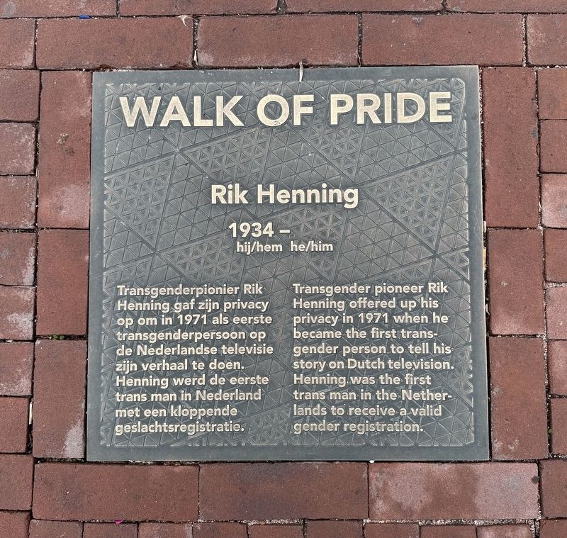 Rik Henning Marker. Click for full size. Rik Henning Marker image. Click for full size.