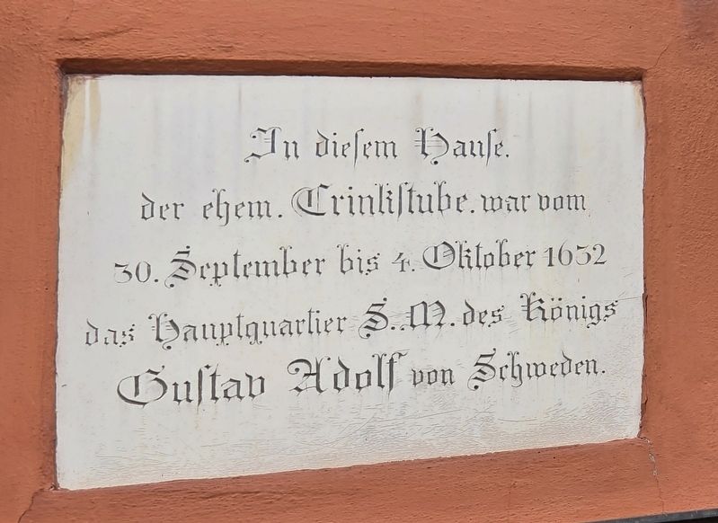 Gustav Adolf von Schweden Marker image. Click for full size.
