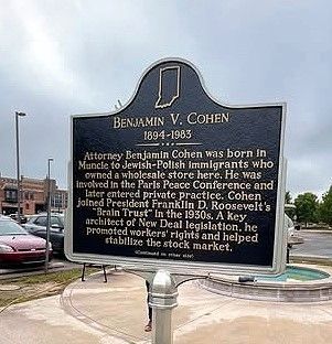 Benjamin V. Cohen Marker image. Click for full size.