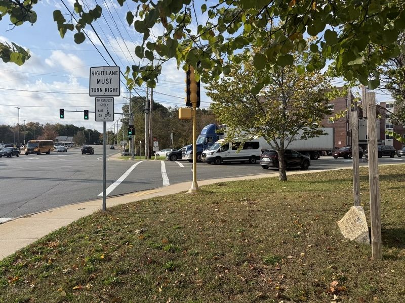 First Town Hall & Public High School Marker. Click for full size. First Town Hall & Public High School Marker image. Click for full size.