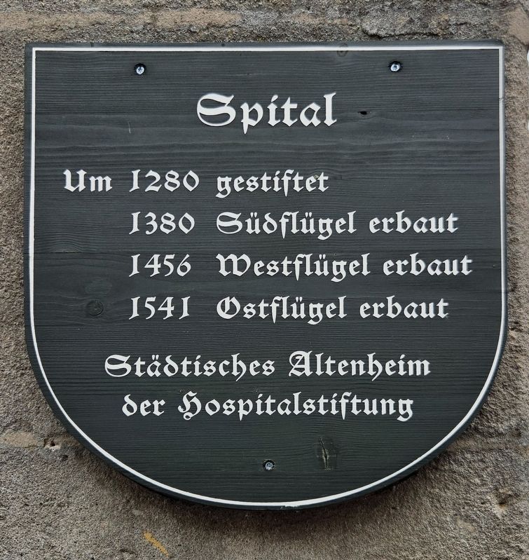Spital / Hospital Marker. Click for full size. Spital / Hospital Marker image. Click for full size.