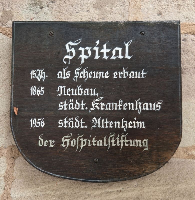 Spital / Hospital Marker. Click for full size. Spital / Hospital Marker image. Click for full size.
