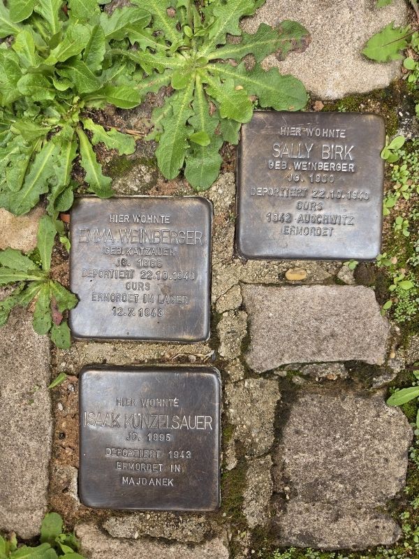Isaak Künzelsauer Marker. Click for full size. Isaak Künzelsauer Marker image. Click for full size.
