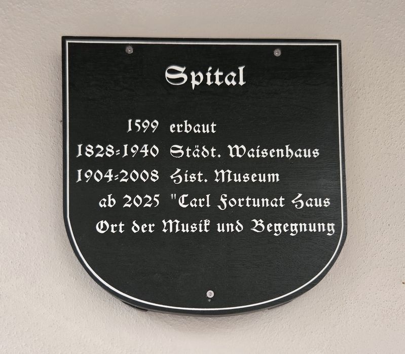 Spital / Hospital Marker. Click for full size. Spital / Hospital Marker image. Click for full size.