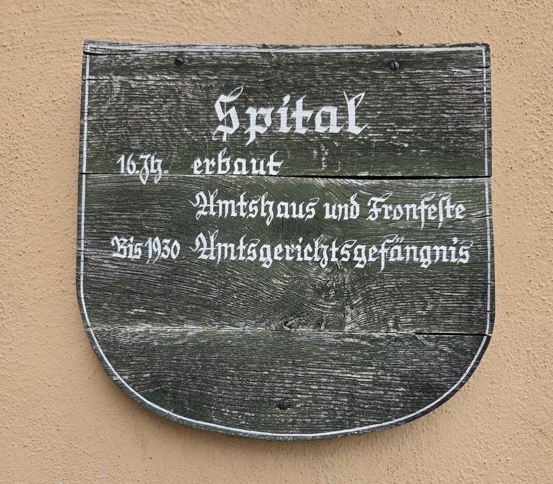 Spital / Hospital Marker. Click for full size. Spital / Hospital Marker image. Click for full size.