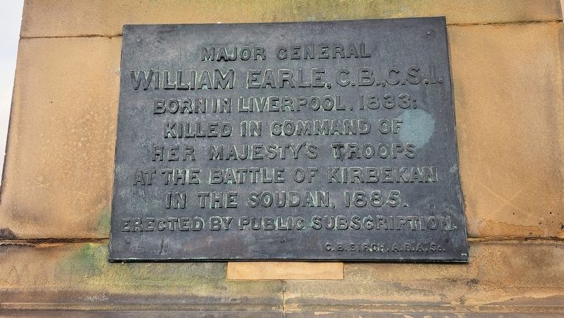Major General William Earle Marker. Click for full size. Major General William Earle Marker image. Click for full size.