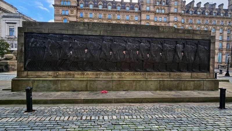 Liverpool Cenotaph Marker, Side Two. Click for full size. Liverpool Cenotaph Marker, Side Two image. Click for full size.