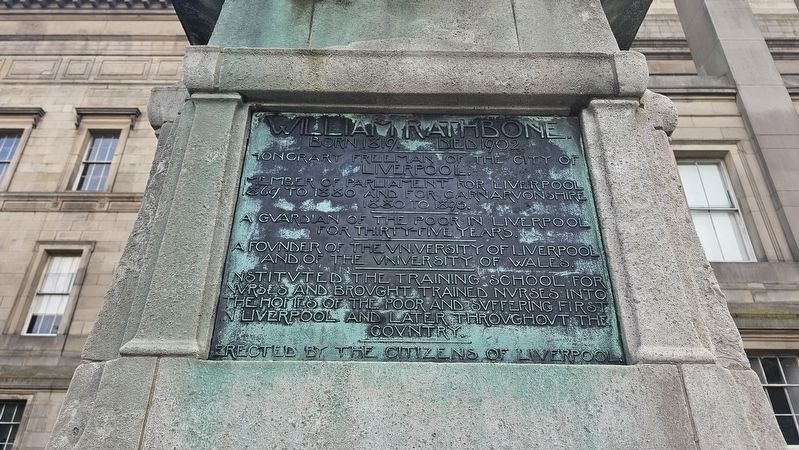 William Rathbone Marker. Click for full size. William Rathbone Marker image. Click for full size.