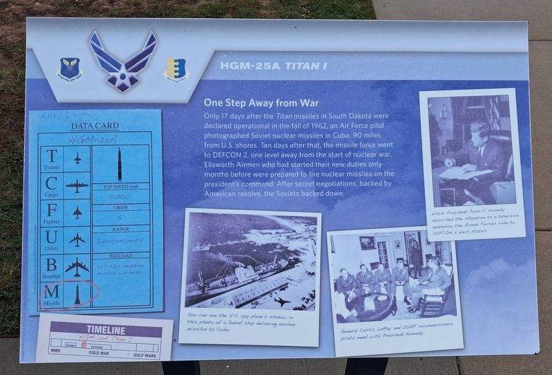 HGM-25A <i>Titan I</i> Marker. Click for full size. HGM-25A <i>Titan I</i> Marker image. Click for full size.