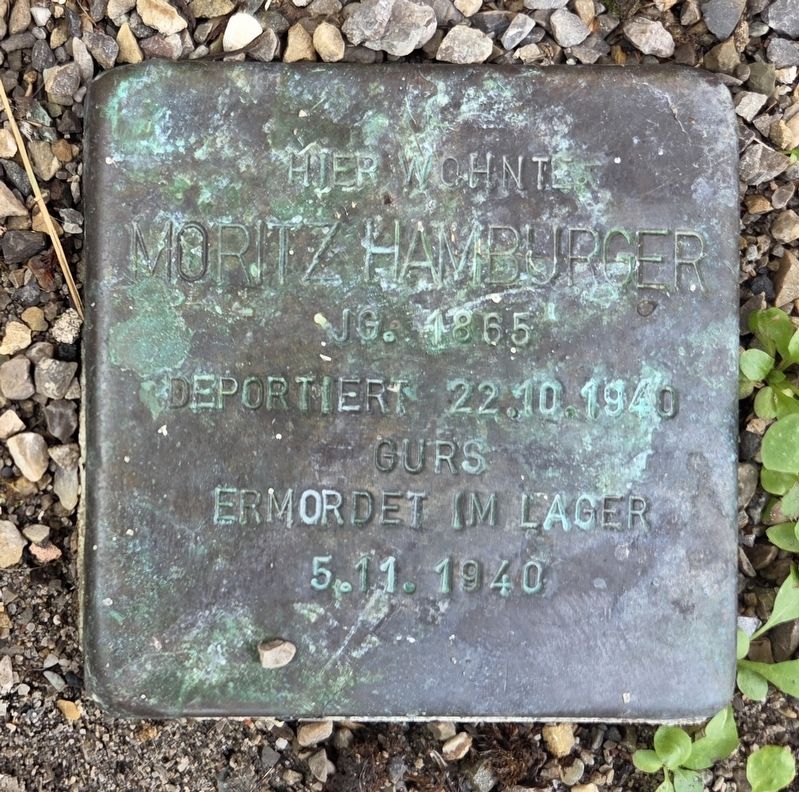 Moritz Hamburger Marker. Click for full size. Moritz Hamburger Marker image. Click for full size.