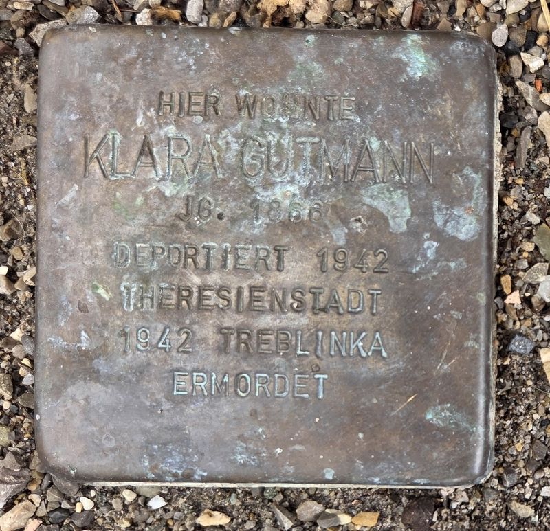 Klara Gutmann Marker. Click for full size. Klara Gutmann Marker image. Click for full size.