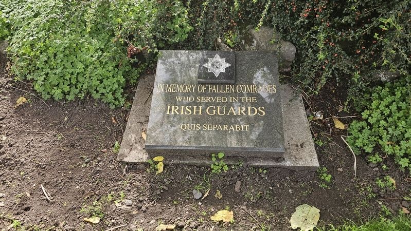 Liverpool Irish Guards Memorial Marker. Click for full size. Liverpool Irish Guards Memorial Marker image. Click for full size.