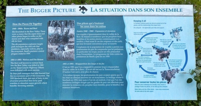 The Bigger Picture / La situation dans son ensemble Marker. Click for full size. The Bigger Picture / La situation dans son ensemble Marker image. Click for full size.