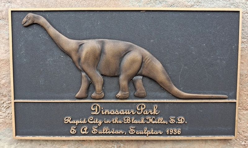 Dinosaur Park Marker. Click for full size. Dinosaur Park Marker image. Click for full size.