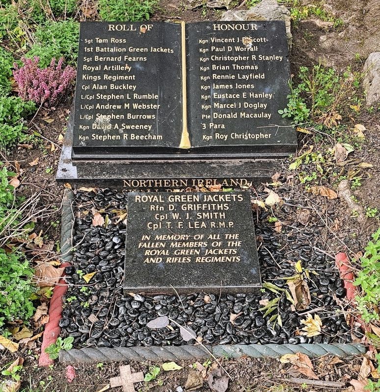 Northern Ireland Roll of Honour Marker. Click for full size. Northern Ireland Roll of Honour Marker image. Click for full size.