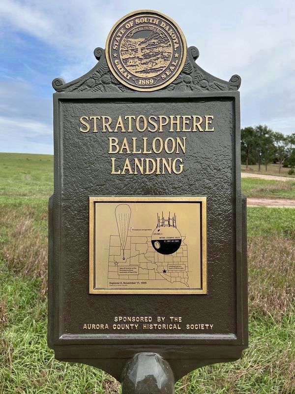 Stratosphere Balloon Landing Marker, Side Two. Click for full size. Stratosphere Balloon Landing Marker, Side Two image. Click for full size.